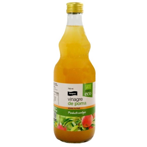 BONPREU Vinagre de poma eco sense filtrar