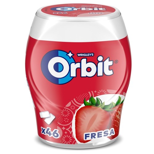 ORBIT Xiclets de maduixa àcida sense sucre