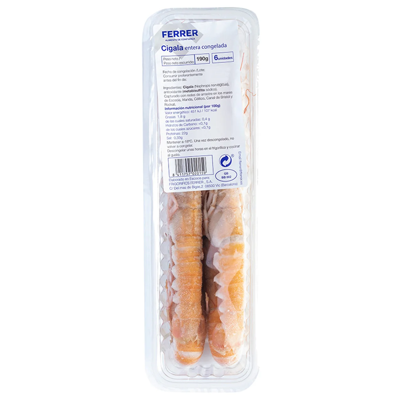 Cigala entera