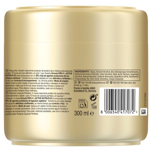 PANTENE Mascareta rissos