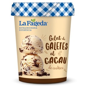 Imagen de LA FAGEDA Gelat de galetes al cacau