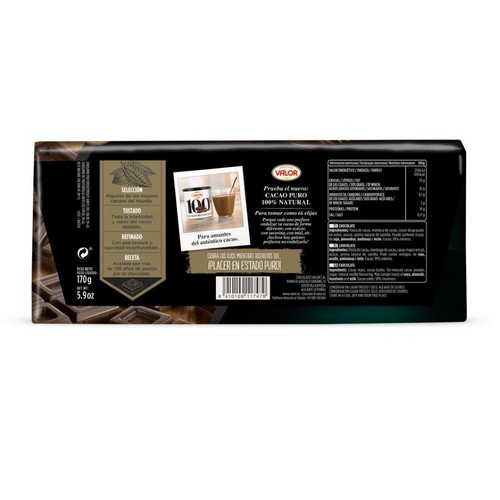 VALOR Xocolata negra 99%