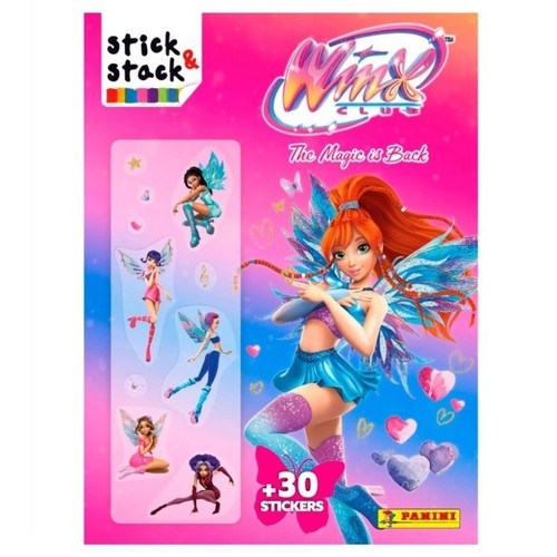ED. PANINI Llibre Stick&Stack Winx Club
