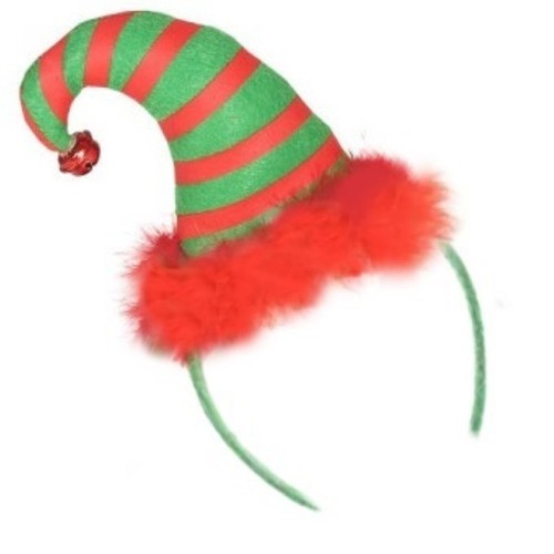 GUIRMA Gorro d'elf amb diadema de Nadal