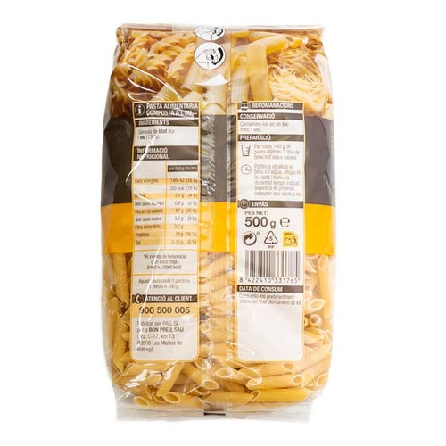 BONPREU Macarrons a l'ou