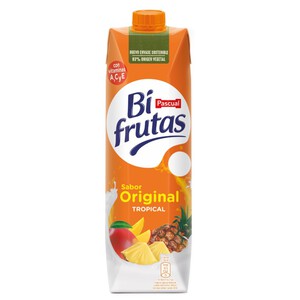 Imagen de BIFRUTAS Beguda de llet i fruites Tropical en cartró