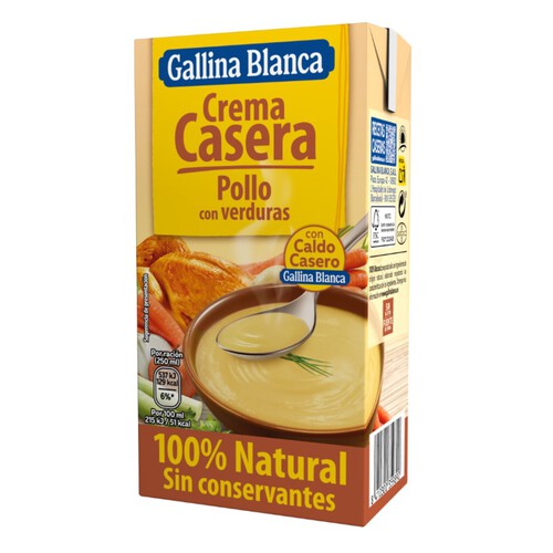 GALLINA BLANCA Crema casolana de pollastre i verdures