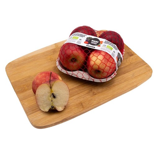MANS Poma ecològica Km0 Royal Gala en safata de 650 g