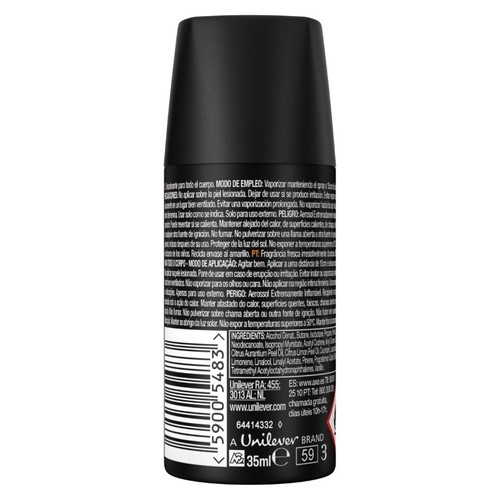 AXE Desodorant Dark Temptation en esprai format viatge
