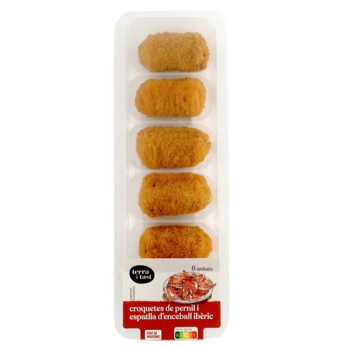 TERRA I TAST Croquetes de pernil i espatlla d'enceball ibèric