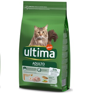 ULTIMA Comida de pollo para gato adulto 1.5kg