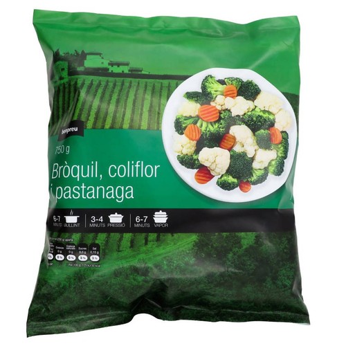 BONPREU Barreja de bròquil, coliflor i pastanaga