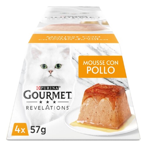 GOURMET REVELATIONS Menjar en mousse de pollastre per a gat adult