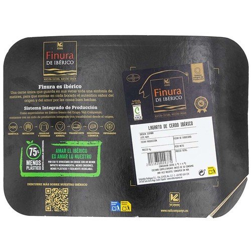 FINURA DE IBÉRICO Llom llarg (lagarto) de porc Ibèric
