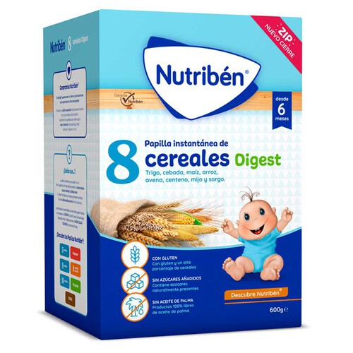 NUTRIBEN Farinetes Digest de 8 cereals