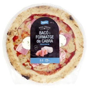 Imagen de BONPREU Pizza fresca de bacó i formatge de cabra