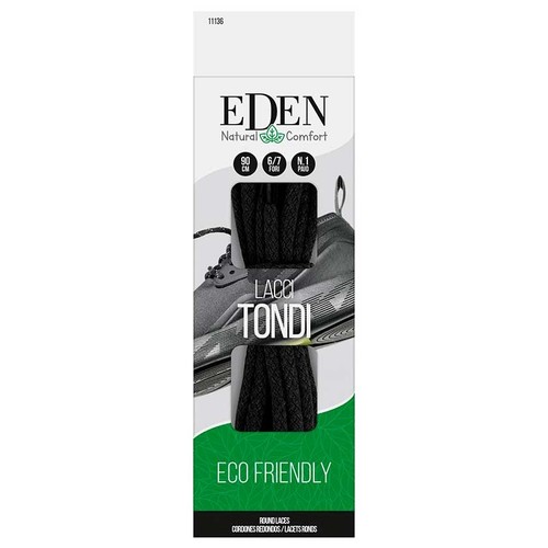 EDEN Cordons rodons negres de 90 cm