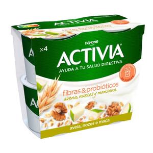 Imagen de ACTIVIA Iogurt amb civada, nous i poma