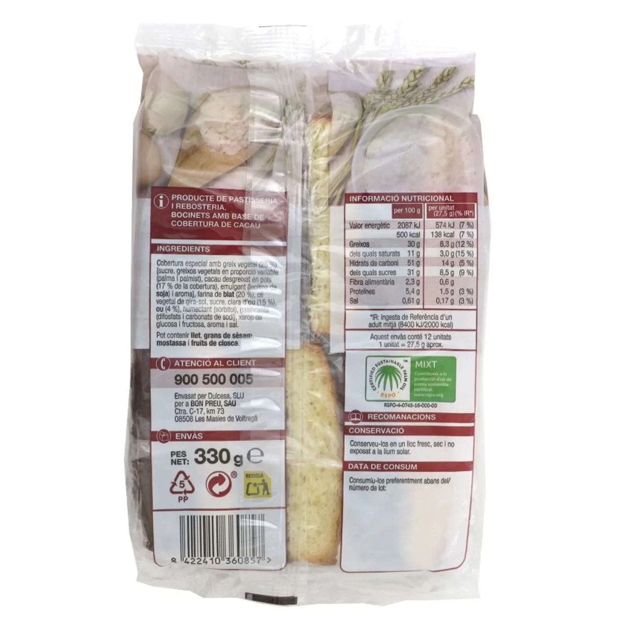 BONPREU Bizcochos con cacao
