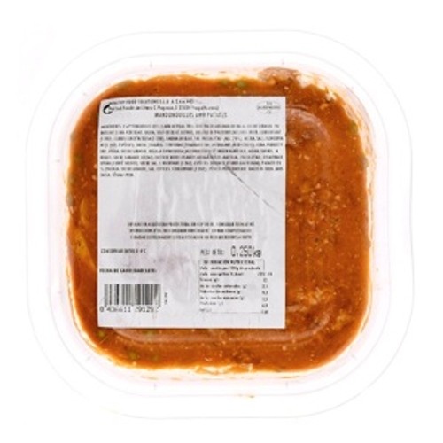  Mandonguilles amb patates i salsa jardinera