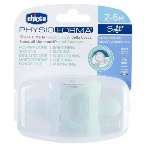 CHICCO Xumet soft completament de silicona 2-6M blau