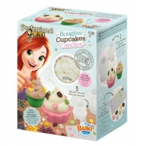 BUKI FRANCE Joc manualitats espelmes cupcake