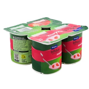BONPREU Bífidus con trozos de fresa