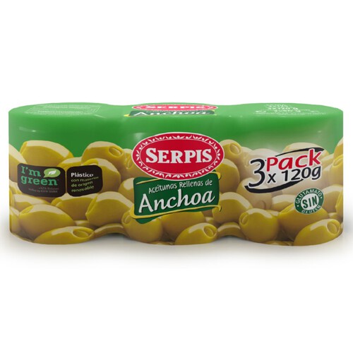 SERPIS Olives farcides d'anxova