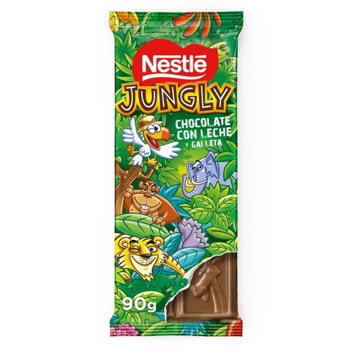 NESTLÉ JUNGLY Xocolata amb galeta