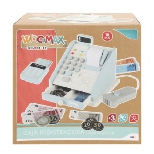 WOOMAX Caixa registradora de fusta