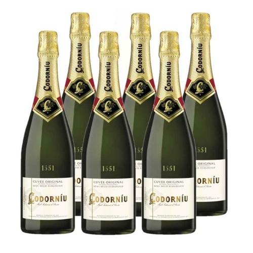 CODORNÍU CUVÉE Cava semi sec ecològic caixa