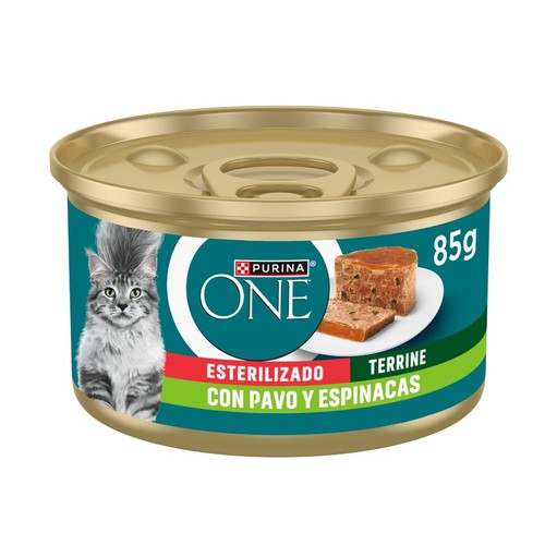PURINA ONE Menjar Terrine de gall dindi per a gat esterilitzat