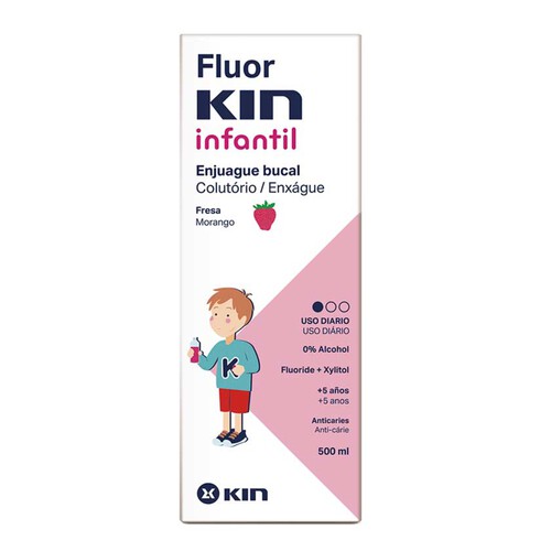 KIN Col·lutori bucal de maduixa amb fluor