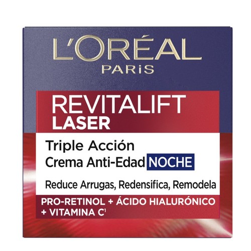 L'ORÉAL PARIS Crema facial intensiva antiedat nit Revitalift Laser