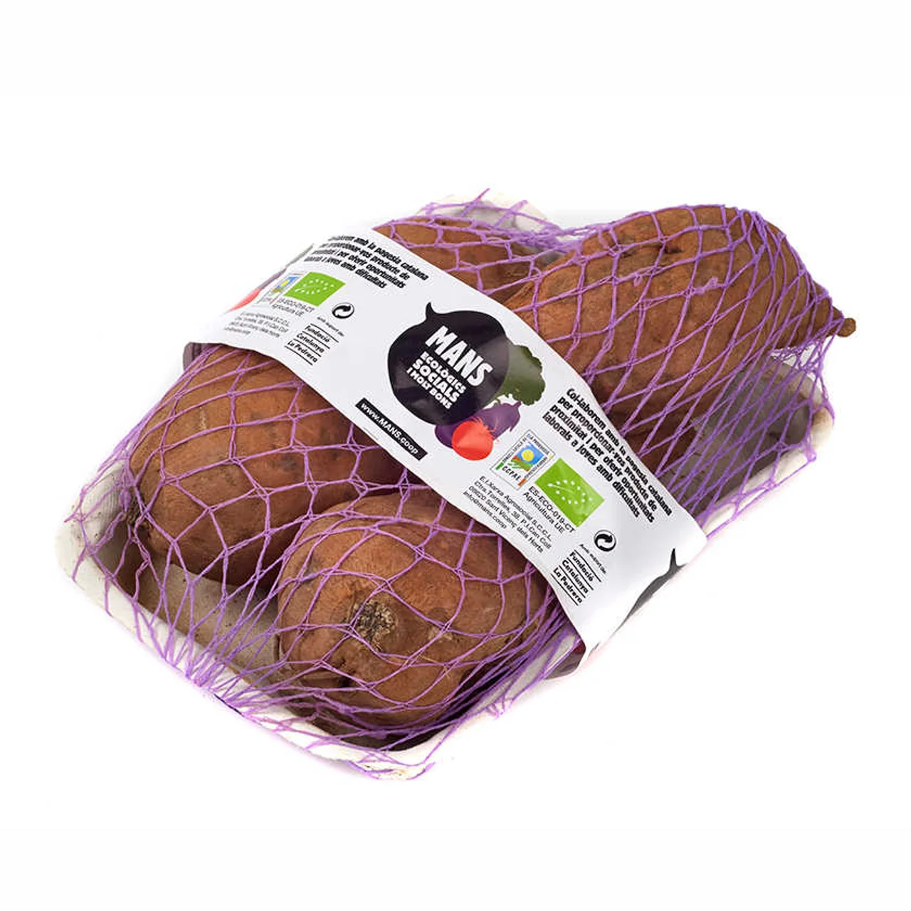 Boniato ecológico en bandeja de 700 gr