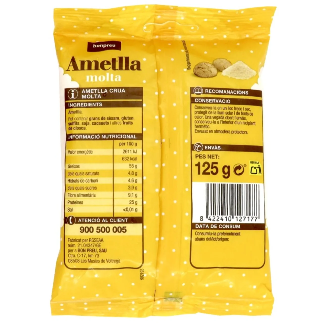 BONPREU Almendra molida