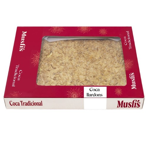 MUSFI'S Coca de full amb llardons
