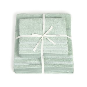 Imagen de HOME INTERIORS Joc de 2 tovalloles Verd