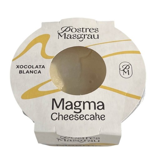 MASGRAU Magma cheesecake de xocolata blanca Km0
