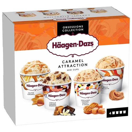 HÄAGEN-DAZS Gelats mini cups Caramel Attraction