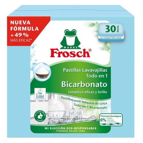 FROSCH Pastilles rentavaixelles All-in-1 eco en envàs de 30 dosis