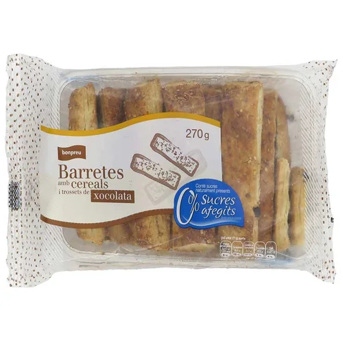 BONPREU Palmeras con cereales y semillas 0% azúcares añadidos