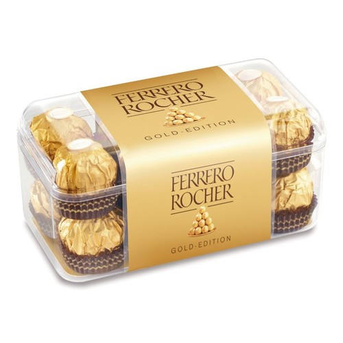 FERRERO ROCHER Bombons de xocolata i avellana 16 u.