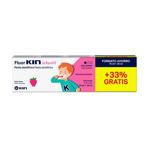 KIN Pasta dentífrica infantil
