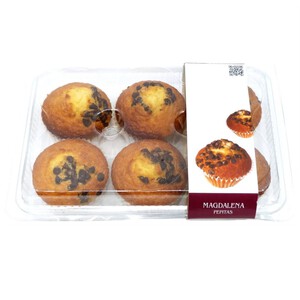 Imagen de MUSFI'S Magdalenes amb granets de xocolata