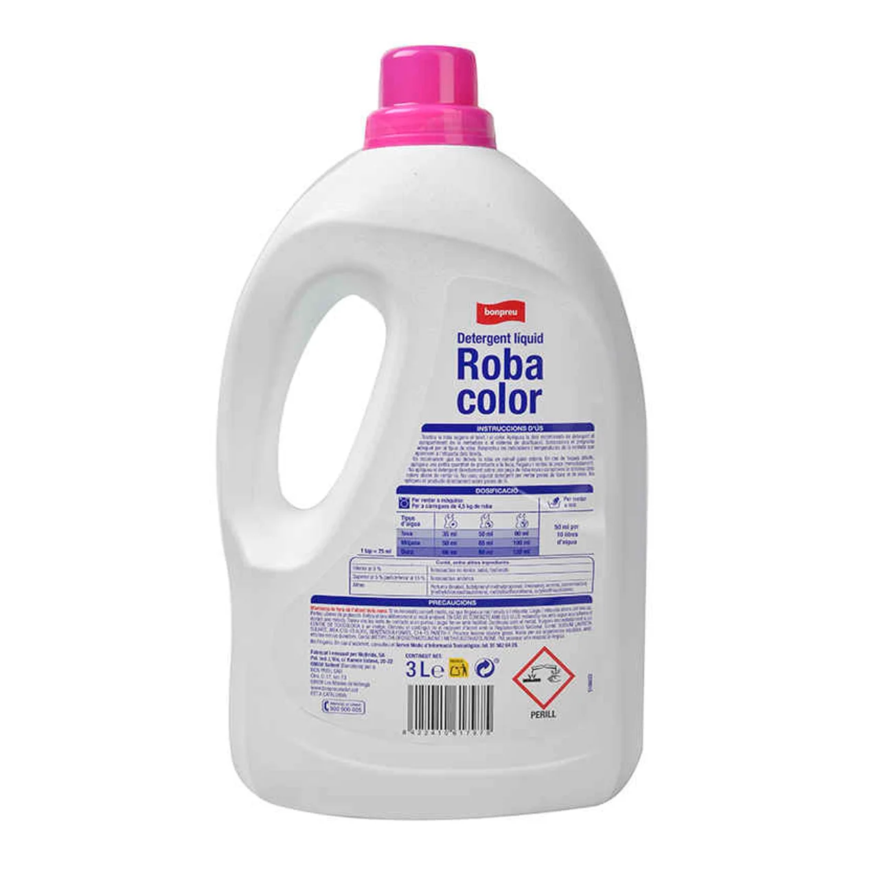 BONPREU Detergente líquido ropa de color de 46 dosis
