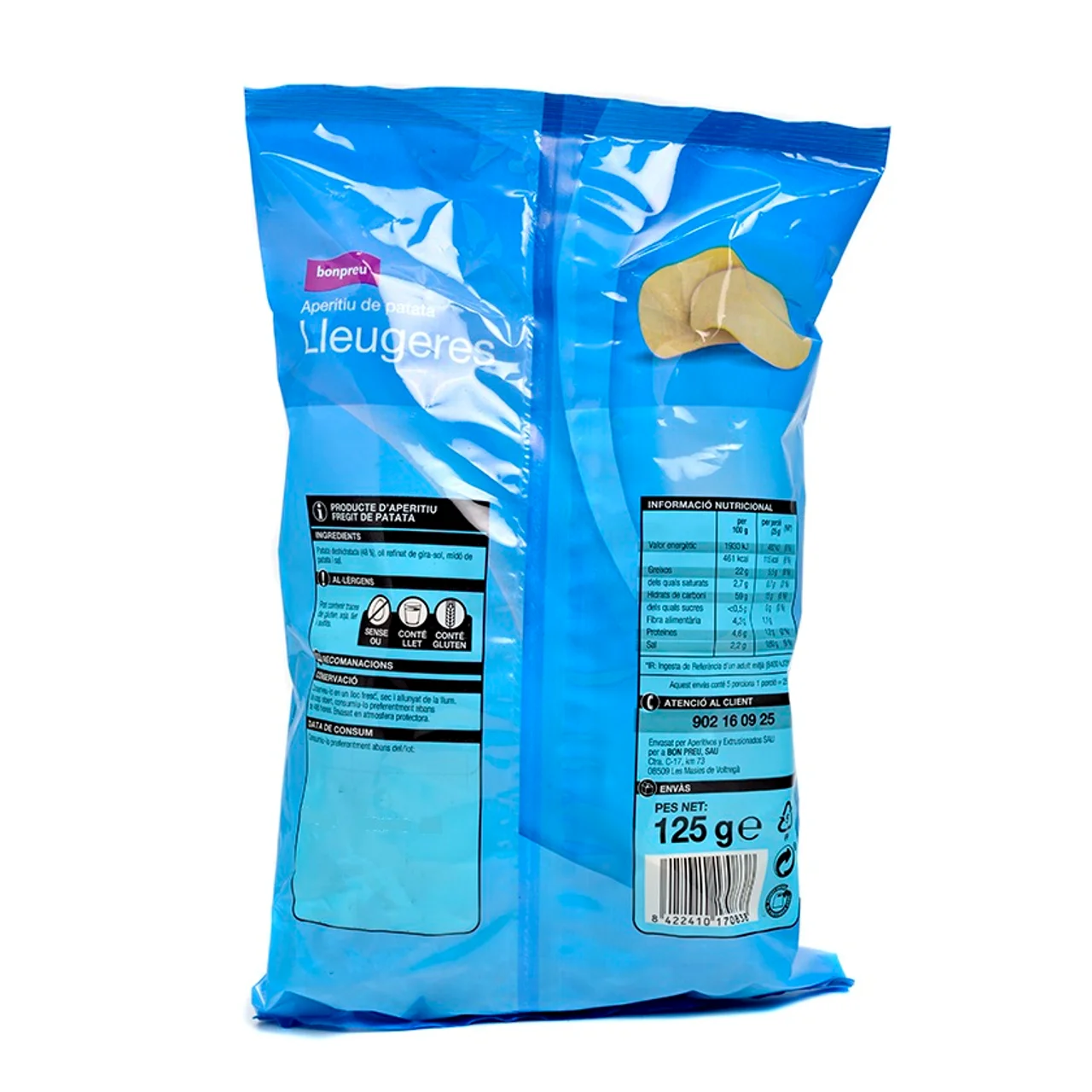 BONPREU Snacks de patata ligeros