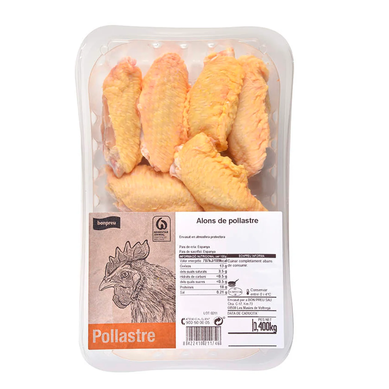 BONPREU Alitas de pollo