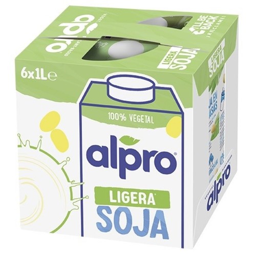 ALPRO Pack 6u. beguda de soja lleugera