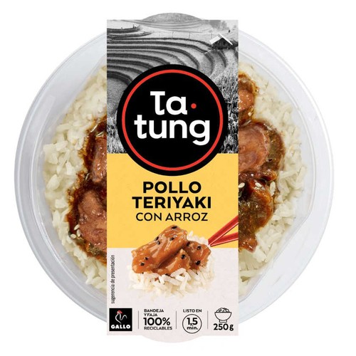 TA-TUNG Pollastre Teriyaki amb arròs